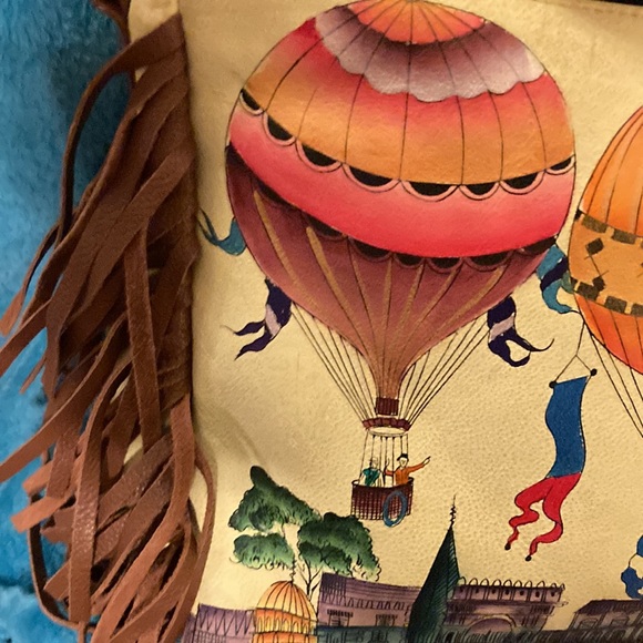 Anuschka hand painted leather Boho Purse - Picture 3 of 14